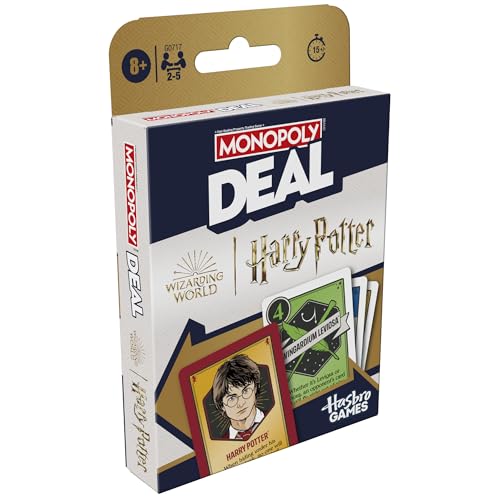 Hasbro Monopoly Deal: Harry Potter Card Game (English Version)