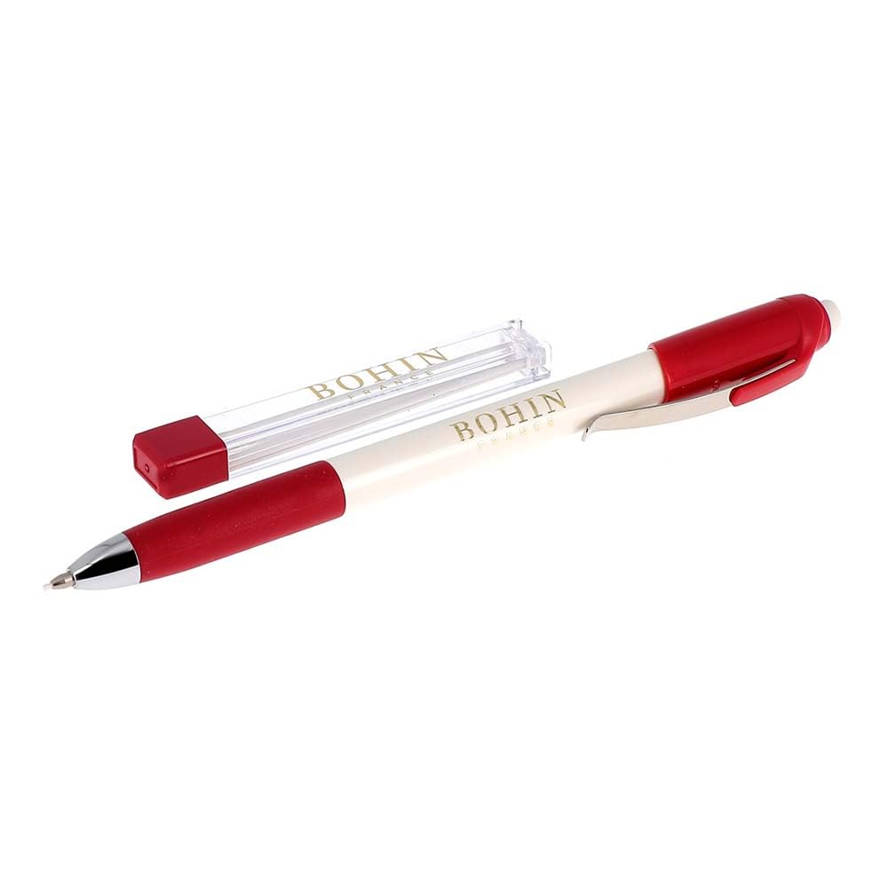Bohin White Extra Fine Chalk Pencil Refill Set | 0.9mm Line Size | H Hardness