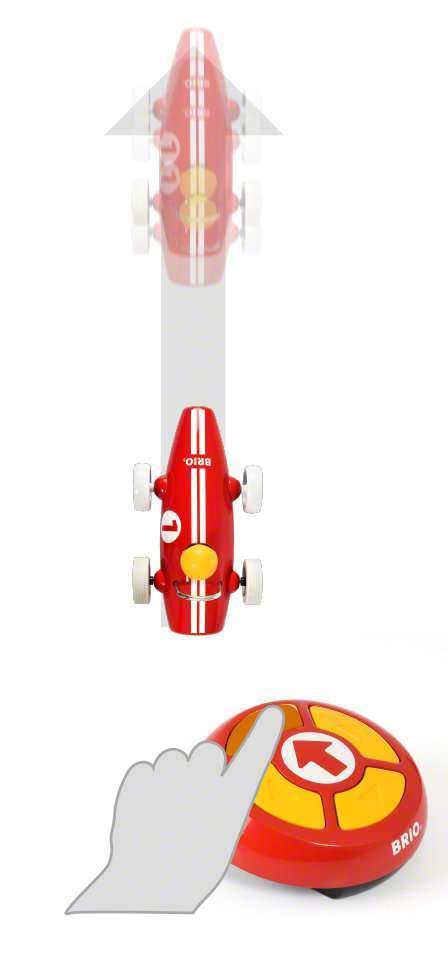BRIO Remote Control Race Car for Toddlers Ages 24 Months Up 4