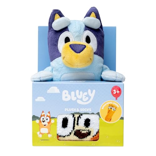 Bluey Plush Gift Set - Official Plush & Bingo Socks for Kids 19