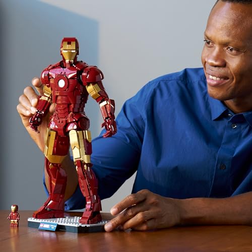 LEGO Marvel Iron Man Mark 3 Collector's Edition Figure - 1297 Pieces | 38cm Tall 9