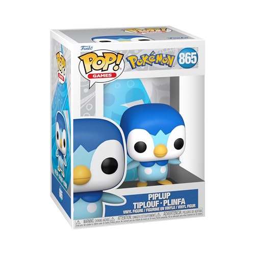 Funko Pop! Games Pokémon - Piplup Vinyl Figure (Model Number: 12345)