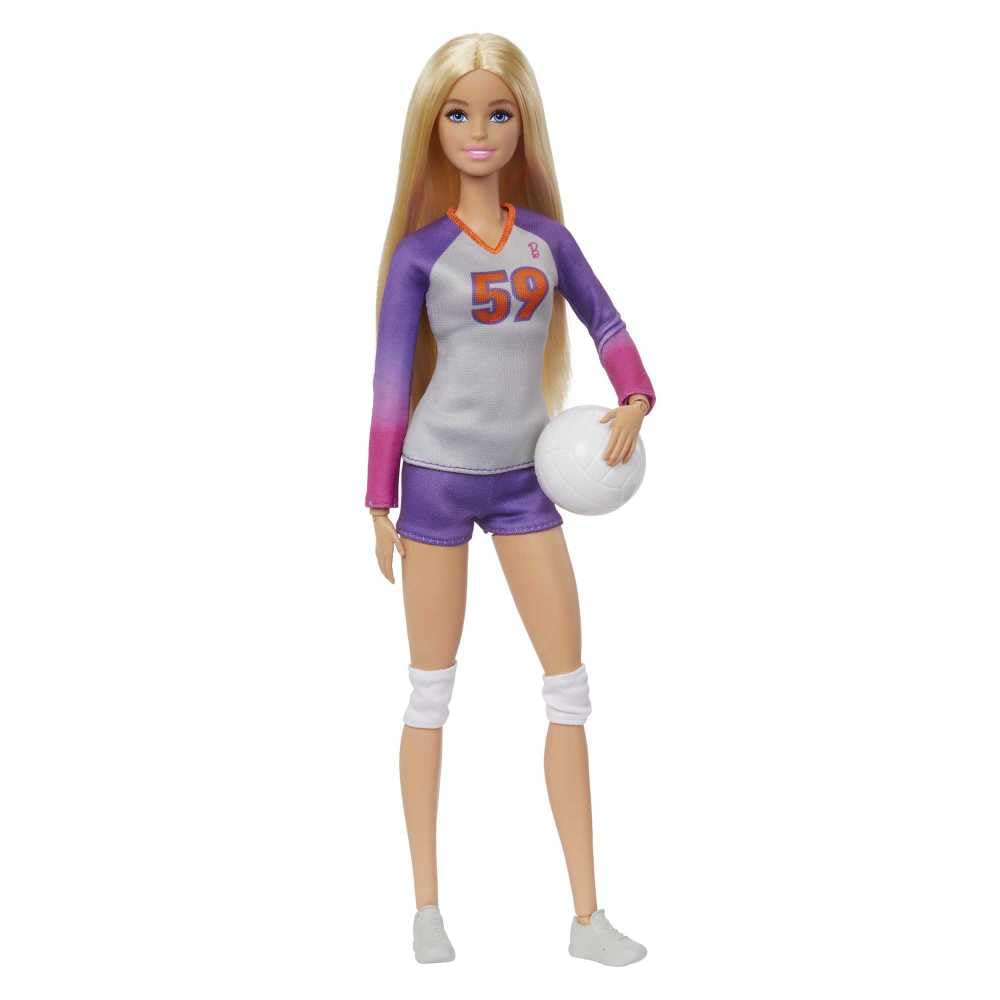 Barbie Made to Move Volleyball Player Doll with Uniform & Ball - HKT72 1