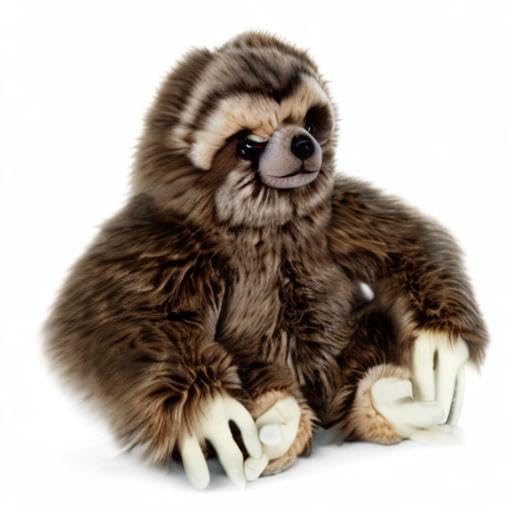 Living Nature Sloth - Realistic Soft Cuddly Plush Toy with Velcro Hands & Feet 13