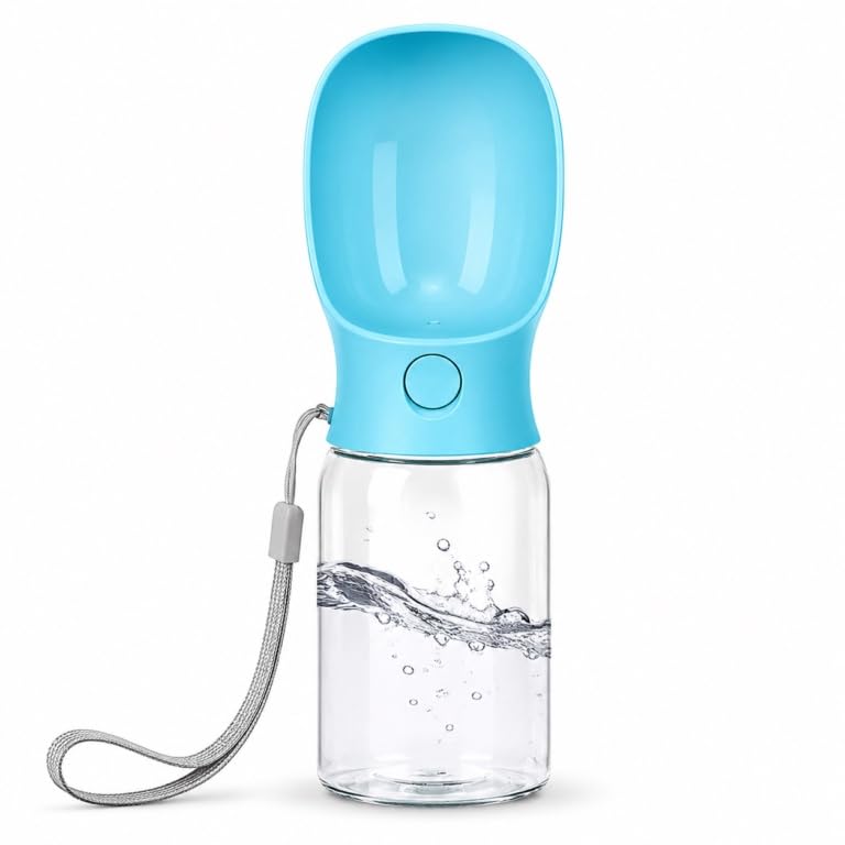 Muexoee Dog Water Bottle - 350ml Spring Green | Leak-Proof | Portable