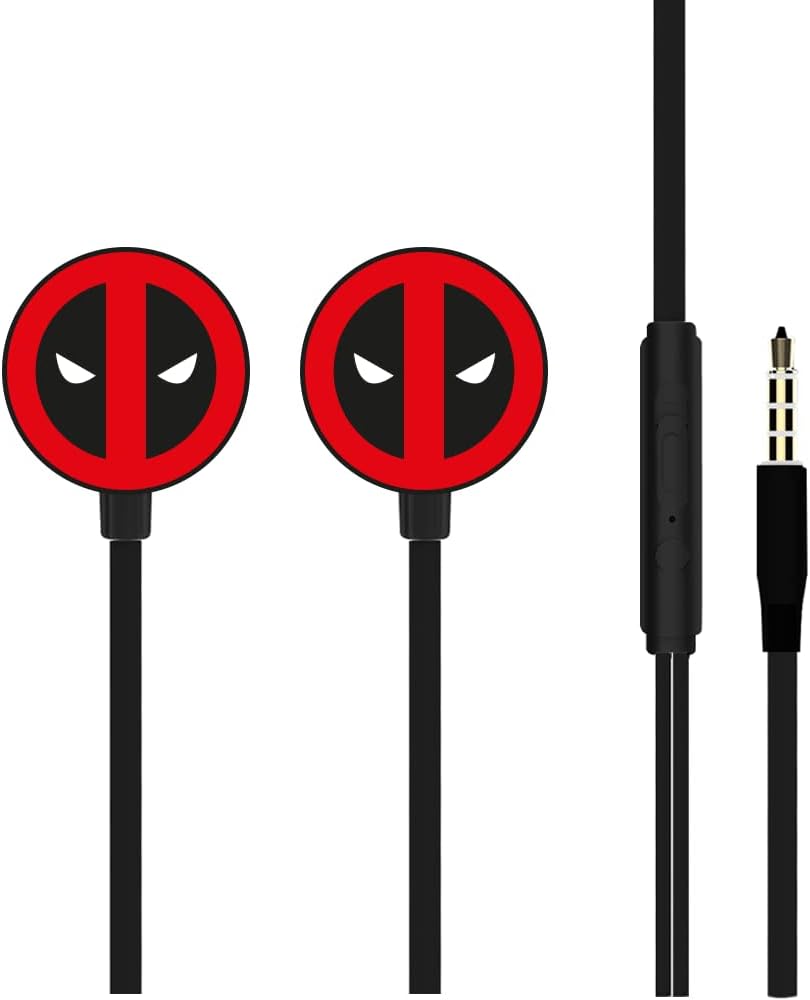 ERT GROUP Marvel Deadpool In-Ear Earphones with Mic (MEPDPOOL001)