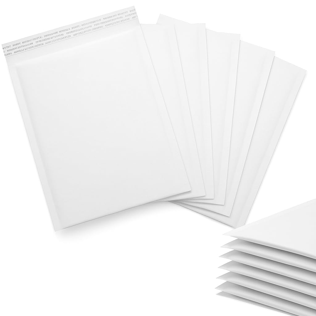 Postmaster Padded Envelope Mailers - A4 White, Peel Seal, Bubble Lined | 20 Pack | 220x340mm 1