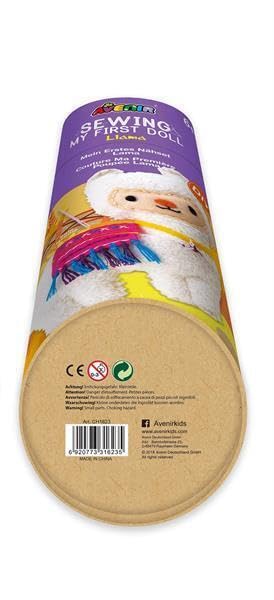 Avenir CH1623 Sewing Doll Llama Craft Kit - Ages 6+ 12