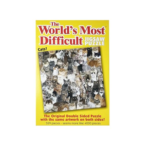 University Games Paul Lamond The World’s Most Difficult Jigsaws Cats Puzzle (529-Piece) 2