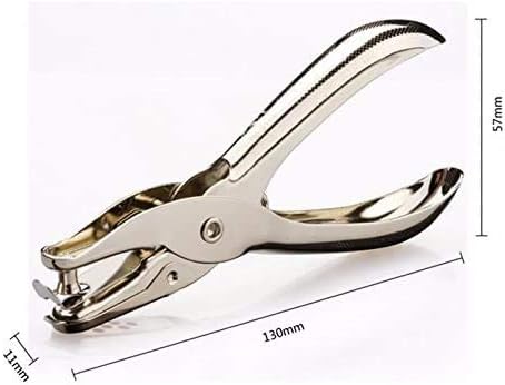 Brillaint Style Single Hole Punch Single Hole Pliers Punch One Hole Chrome Metal 2