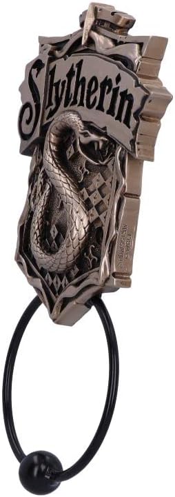 Nemesis Now Officially Licensed Harry Potter Slytherin Door Knocker, Bronze, 24.