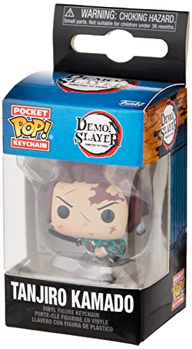 Funko Pop! Keychain Demon Slayer - Tanjiro Kamado (Bloody) Vinyl Keychain (68867)