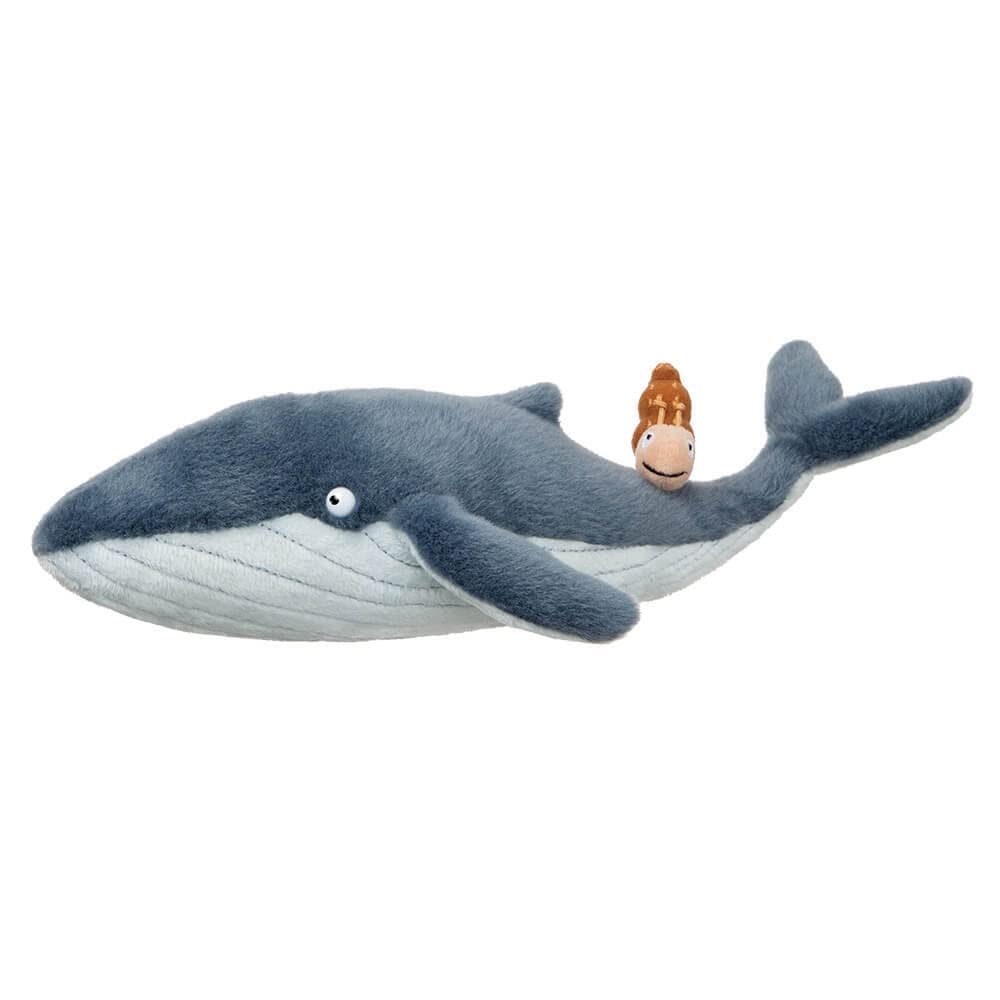 AURORA Snail and The Whale Soft Toy - Based on Book by Julia Donaldson & Axel Scheffler | 7in | Grey/Blue