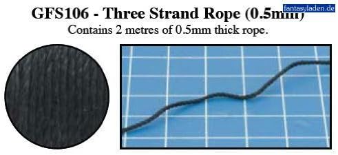 Gale Force Nine Hobby Round Three Strand Rope Accessory (GFS106)