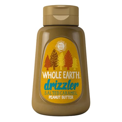 Whole Earth Drizzler Salted Caramel Roasted Peanut Butter, Super Smooth | 320g