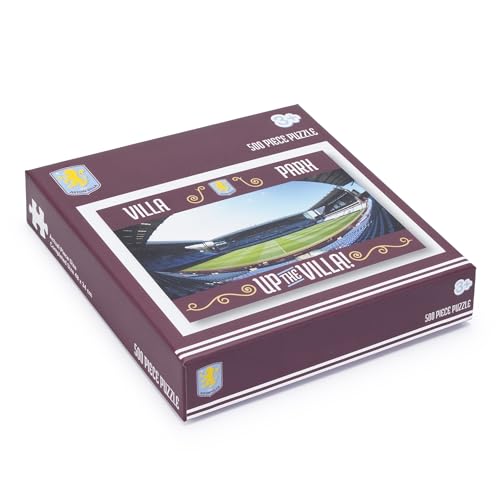 Aston Villa 500 Piece Jigsaw Puzzle - Villa Park Panoramic Stadium Art for Kids & Fans 4