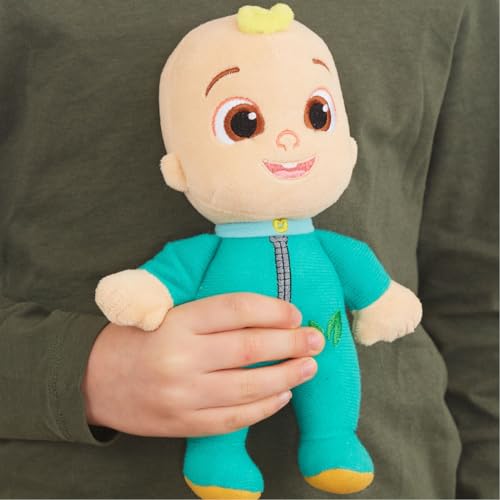 Character Options CoComelon 23cm CJ in Romper Suit Eco Soft Plush Toy - 100% Recycled Materials for Ages 18 Months+