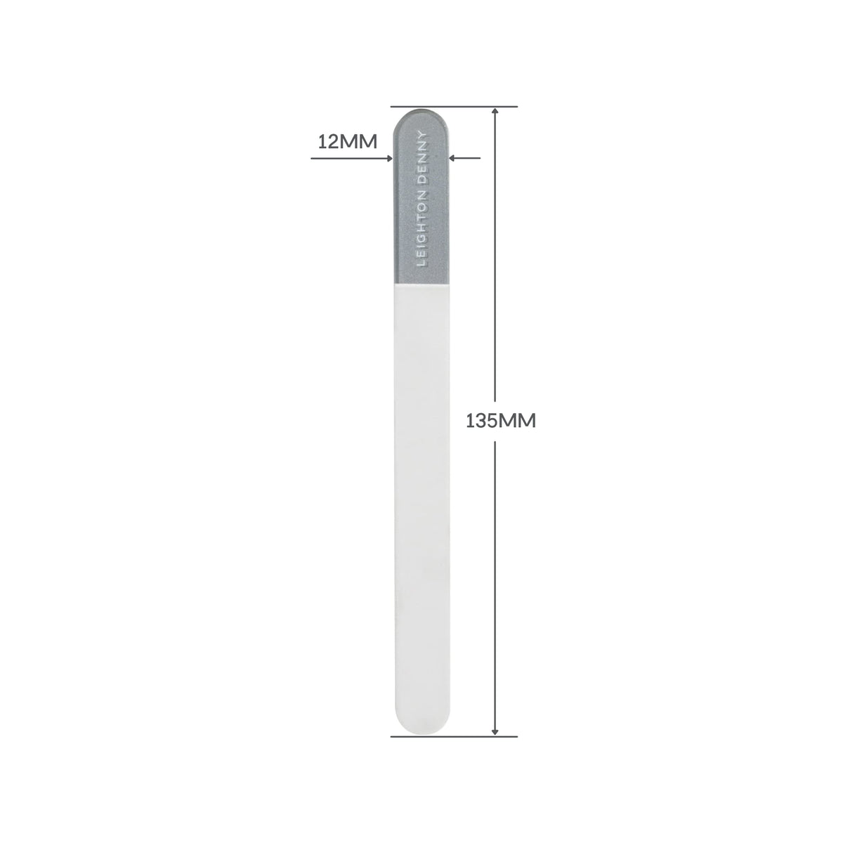 LEIGHTON DENNY Small Crystal Nail File (135mm) - Award-Winning | Double-Sided | 25-Year Guarantee