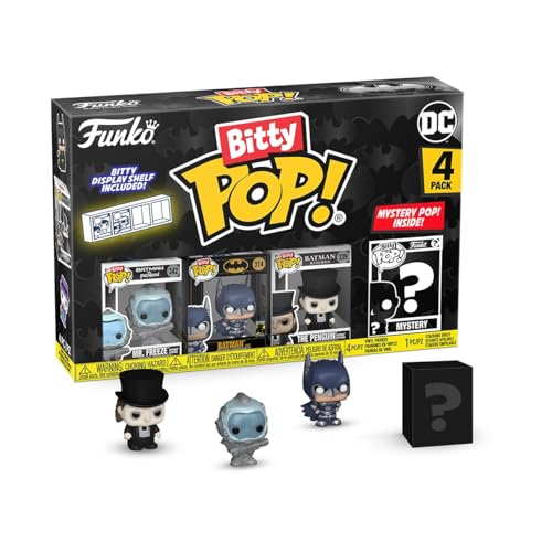 Funko Batman 85th - Freeze 4PK Bitty Pop! Collectible Figure with Mystery Mini (81129)