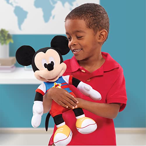 Mickey Mouse Singing Fun Plush - Interactive Light-Up Toy for Ages 3+ (14619)