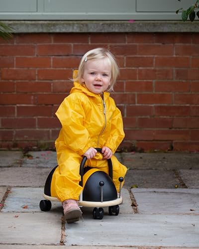 Wheelybug Toddler Wooden Ride-On - Small Bee | Ages 1-3 Years | Multi-Directional Castors 16
