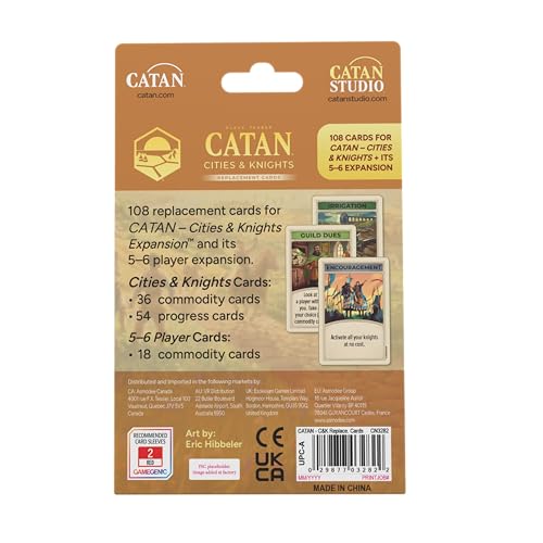 CATAN Catan: Cities & Knights Replacement Card Set (CN3282)