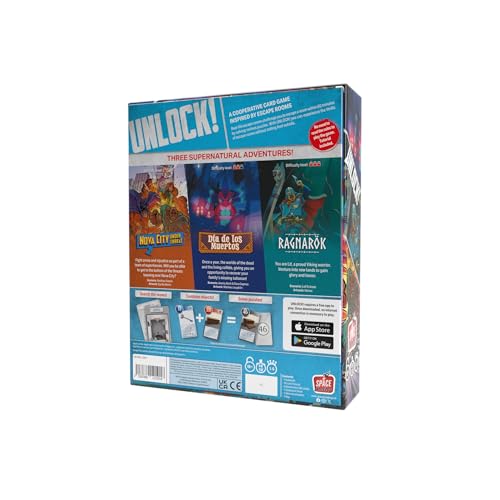 Space Cowboys Unlock! 12 Supernatural Adventures – Kooperatives Kartenspiel 5