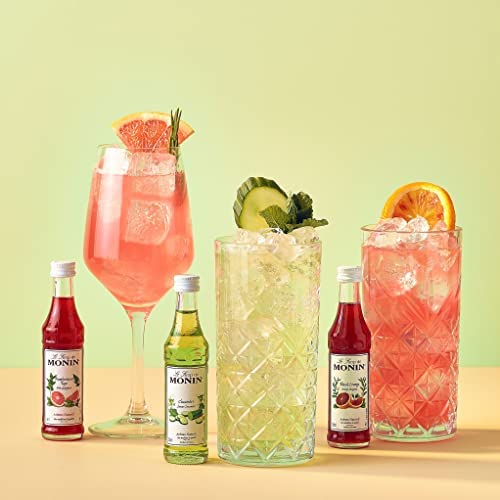 MONIN Cocktail Syrup Gift Set - Cucumber, Pink Grapefruit, Blood Orange (3 x 50ml)