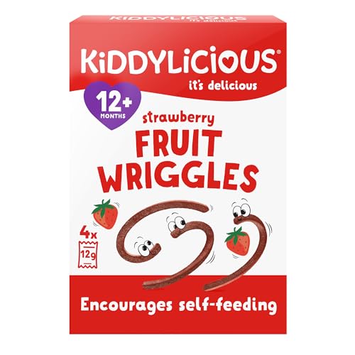 Kiddylicious Strawberry Wriggles - Real Fruit Snack for Kids 12 Months+ 5