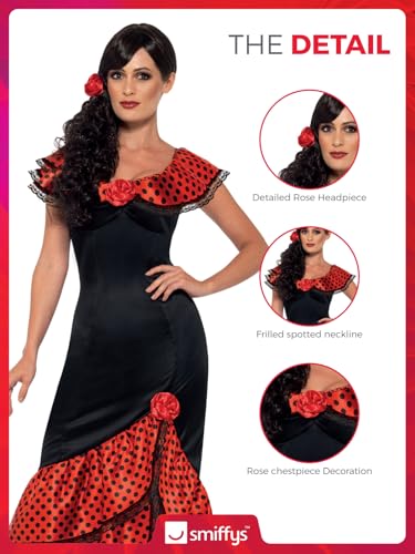 Smiffys Flamenco Senorita Costume - Size 12-14 (UK) (45514S)