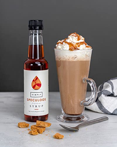 Simply Speculoos Caramelised Biscuit Syrup, Vegan & Nut Free Flavoured Syrup 250ml 2