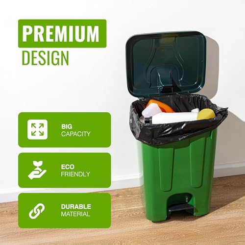 EcoBag Extra Strong Heavy Duty Refuse Sacks - 50 Pack Recyclable Bin Bags 8