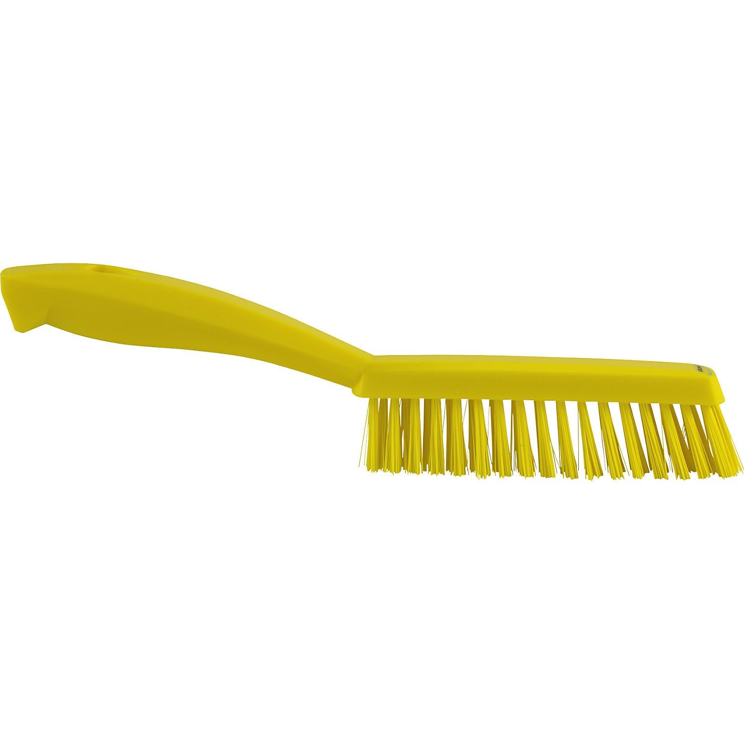 Vikan Hand Brush - Narrow Design for Tight Spaces | Yellow Polypropylene 2