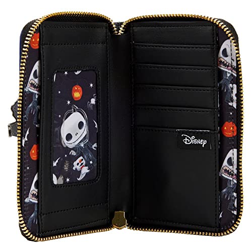 Loungefly Jack Skellington Funko Pop Glow Zip Around Wallet (WDWA2222)