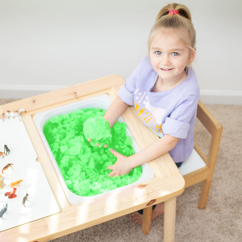 Zimpli Kids Gelli Powder, Green & Red - Magically Turns Water into Thick, Colourful Goo