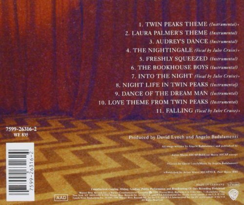 Various Artists - Twin Peaks Soundtrack [CD] 2