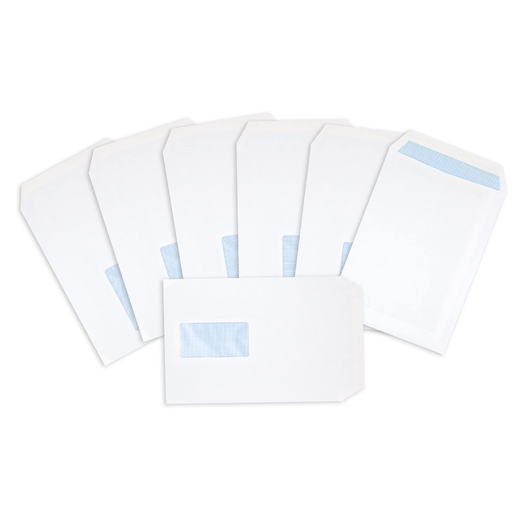Postmaster C5 Window Envelopes 229x162mm 90 GSM Self Seal White | 200 Pack | Made in UK 1