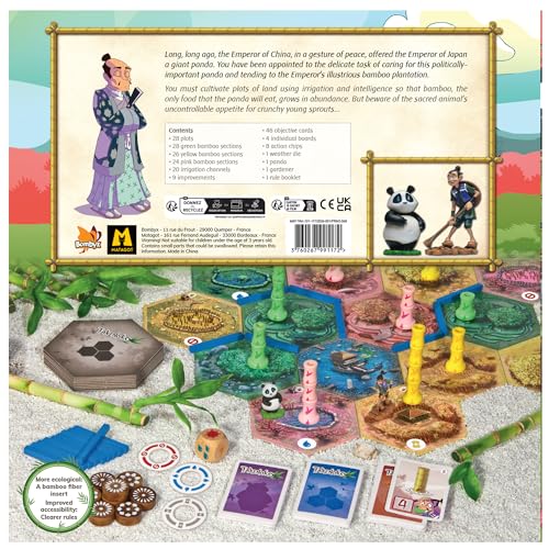 Matagot Bombyx Takenoko Refresh Board Game | Ages 8+ | 2-4 Players | 45 Minutes