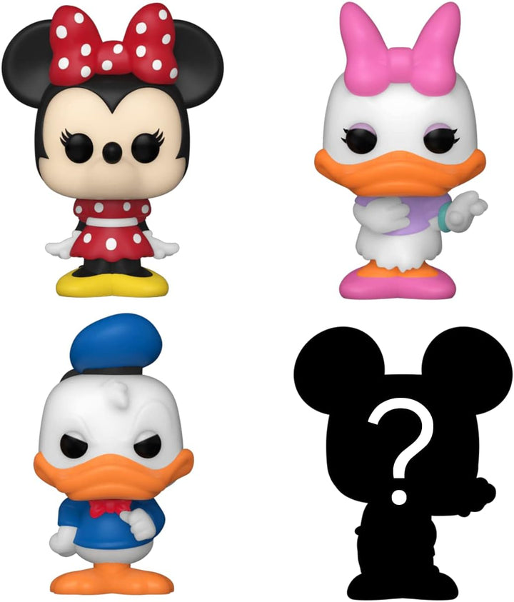 Funko Disney Bitty POP! Minnie Mouse, Daisy Duck, Donald Duck & Mystery Figure Collectible Set (71320)