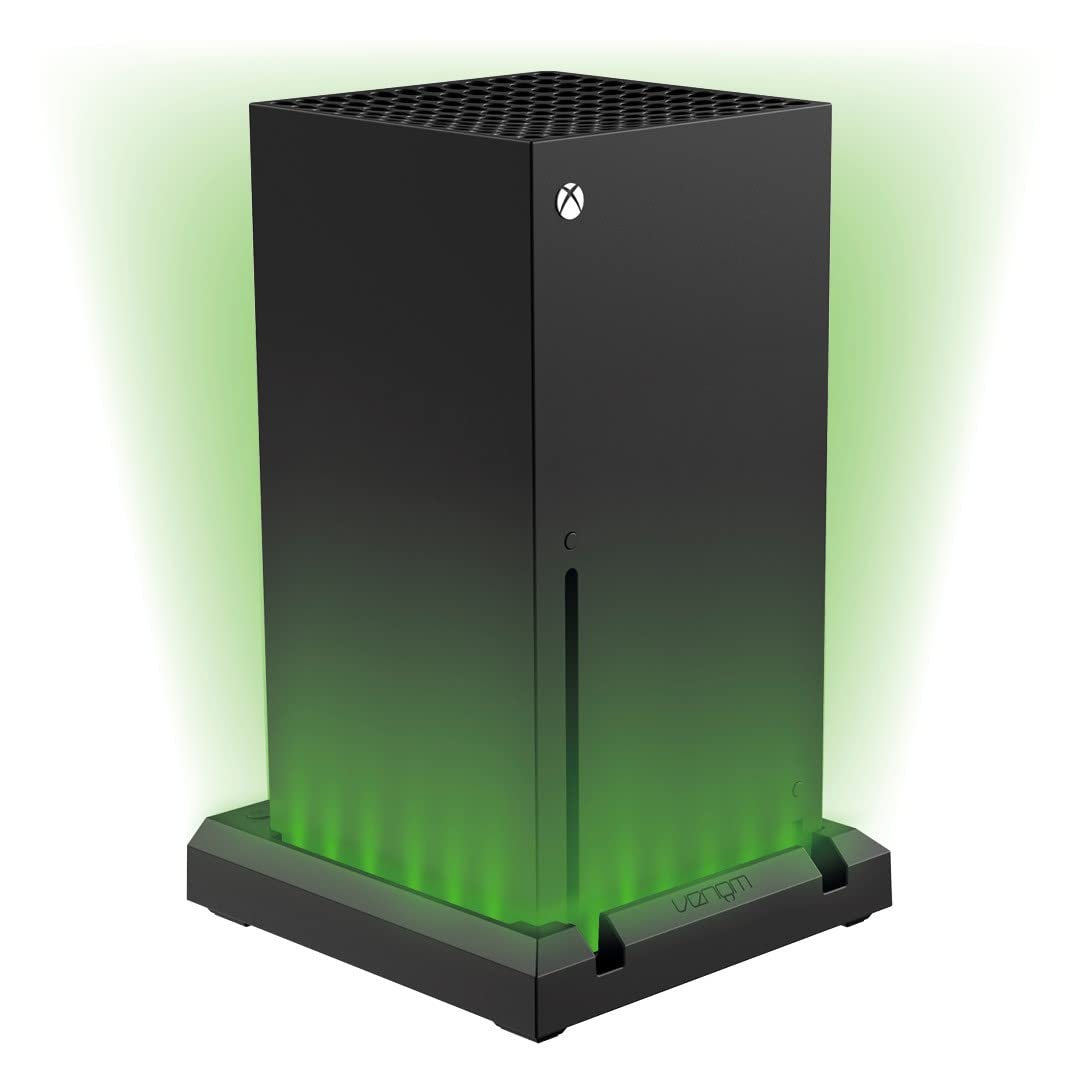 Venom Multi-Colour LED Light-up Console Stand for Xbox Series X | USB Powered | Adjustable Brightness