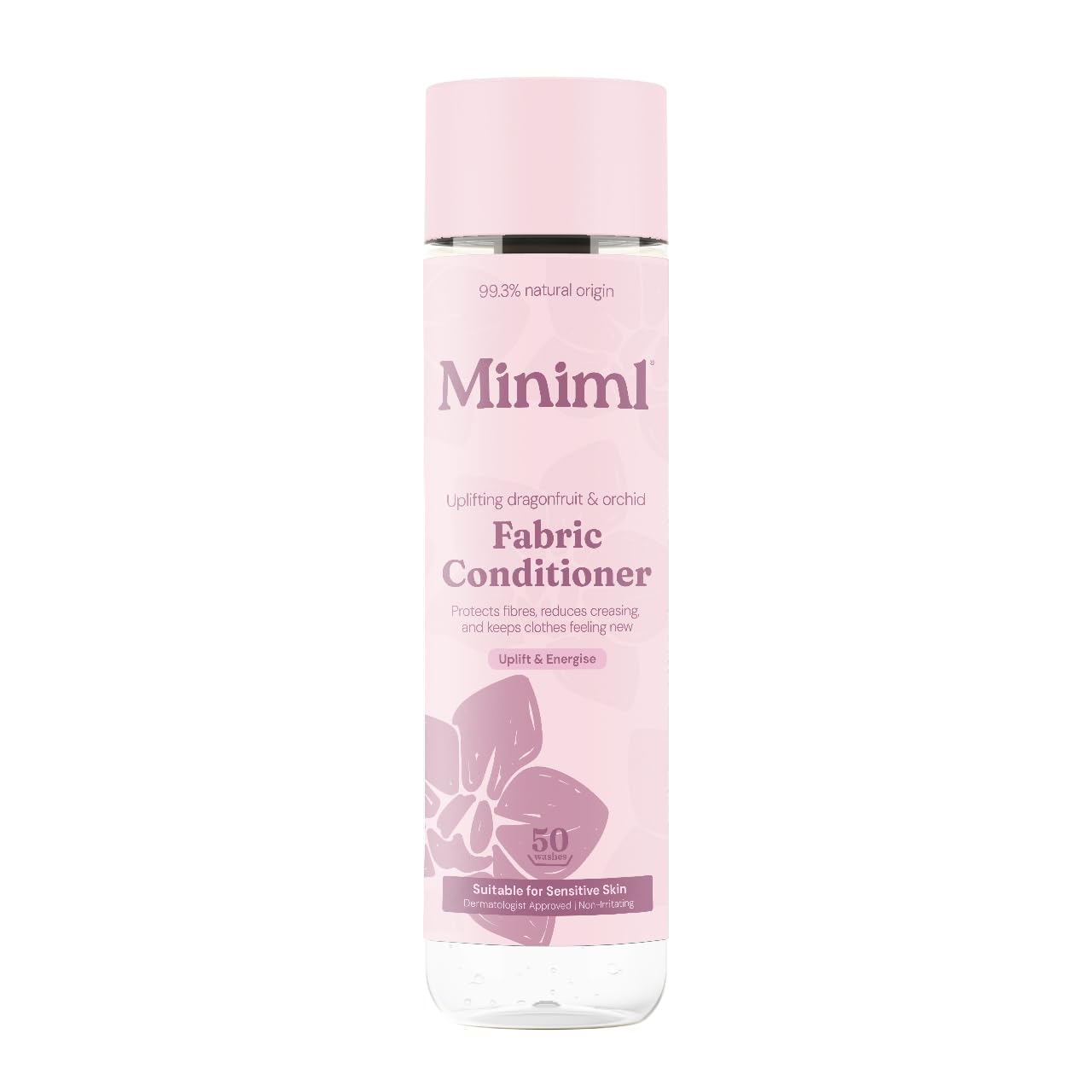 Miniml Pink Dragonfruit & Orchid Fabric Softener - 1L Liquid | Plant Powered | Sensitive Skin Safe 1