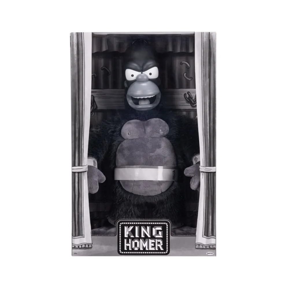 The Simpsons King Homer Collectible Plush - 16in Officially Licensed Jakks Pacific Toy 12