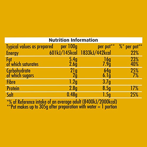 Pot Noodle Original Curry Flavour, 90g Pot, Pack of 12 – Quick Vegetarian Instant Noodles with Mango Chutney Sachet 3