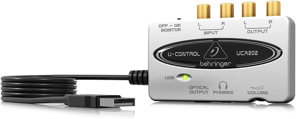 Behringer - UCA202 U-Control Ultra Low-Latency USB Audio Interface (UCA202)