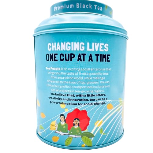 Tea People Organic English Breakfast, Loose Leaf Black Tea in Tin Caddy 4