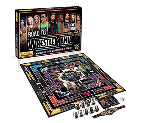 Juego de mesa WWE Road to Wrestlemania, 40 x 27 x 5 cm