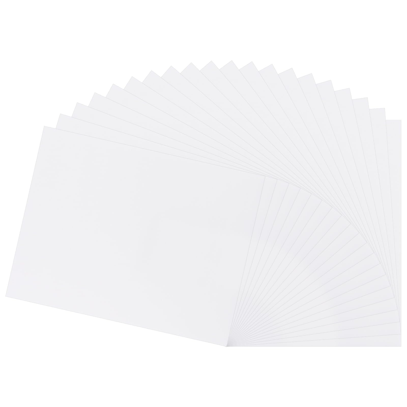 ASelected Foam Boards - 10 Pack 255x200mm White Sheets | 5mm Thick Polystyrene Core 4