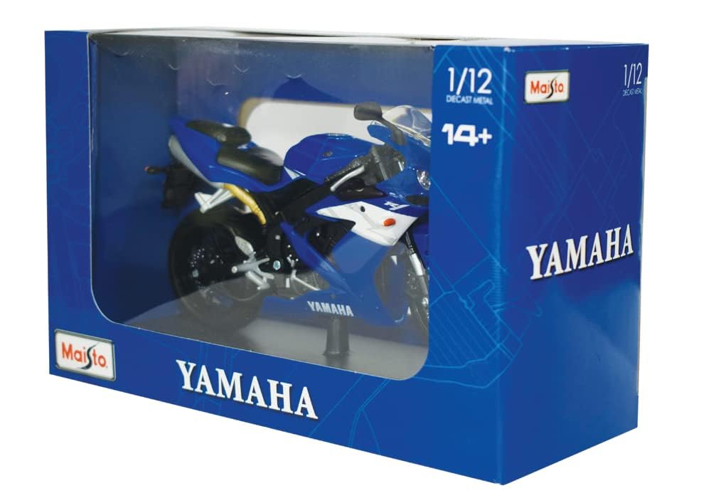 Maisto Yamaha YZF-R1 1:12 Scale Diecast Model Motorcycle | Articulated Steering 4