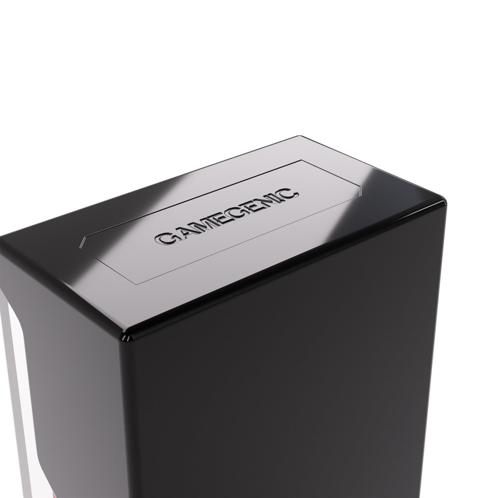 Gamegenic Bastion 50+ XL Deck Box - Secure Closure | Portable | Black/Clear 4
