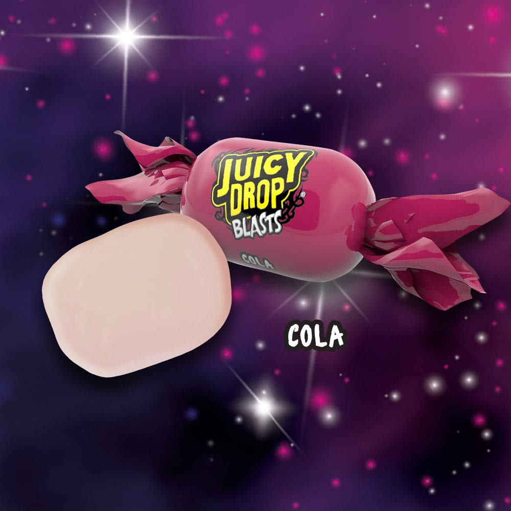 Juicy Drop Blasts Süßigkeiten 1 kg – 6 verschiedene Geschmacksrichtungen (Wassermelone, Erdbeere, Zitrone, Himbeere, Apfel, Cola)